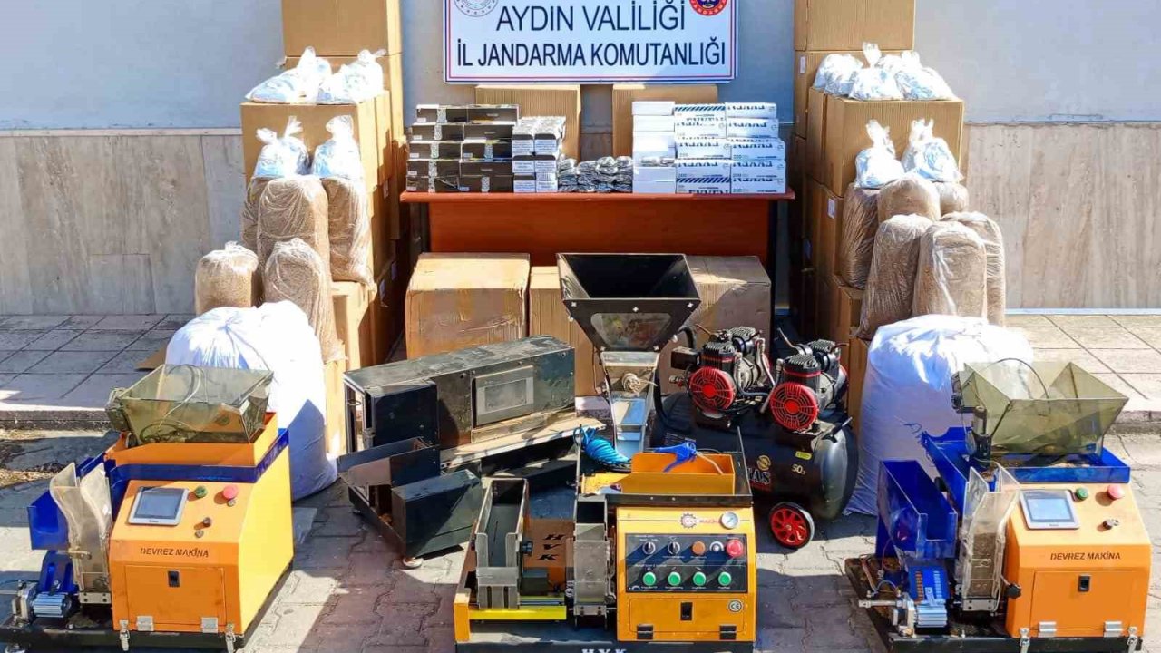Köşk’te kaçak tütün operasyonu