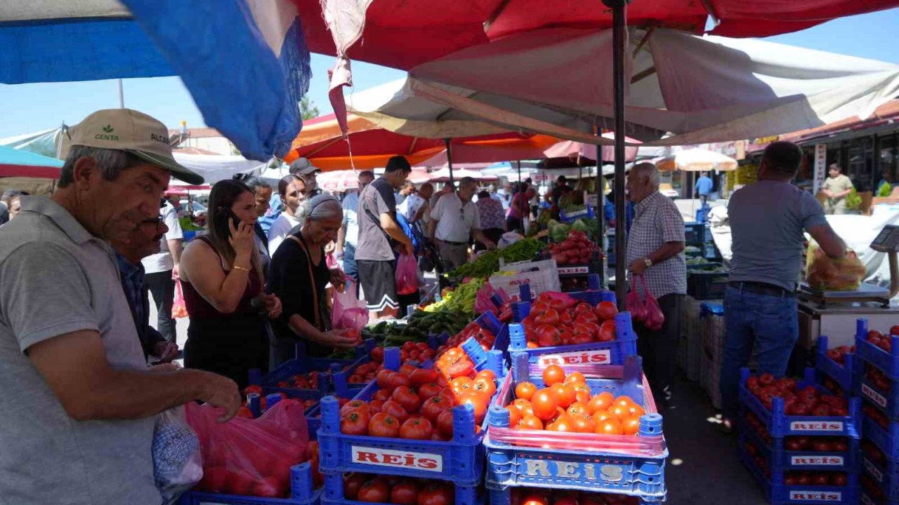Erzincan domatesi çevre illerde sofraları süslüyor
