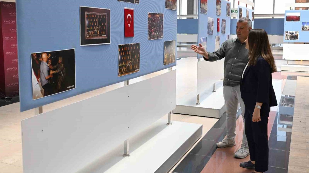 15 Temmuz kahramanları Anadolu Üniversitesi’nde anıldı