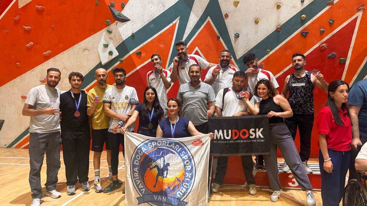 Türkiye’nin ilk para tırmanış şampiyonası Muş’ta düzenlendi