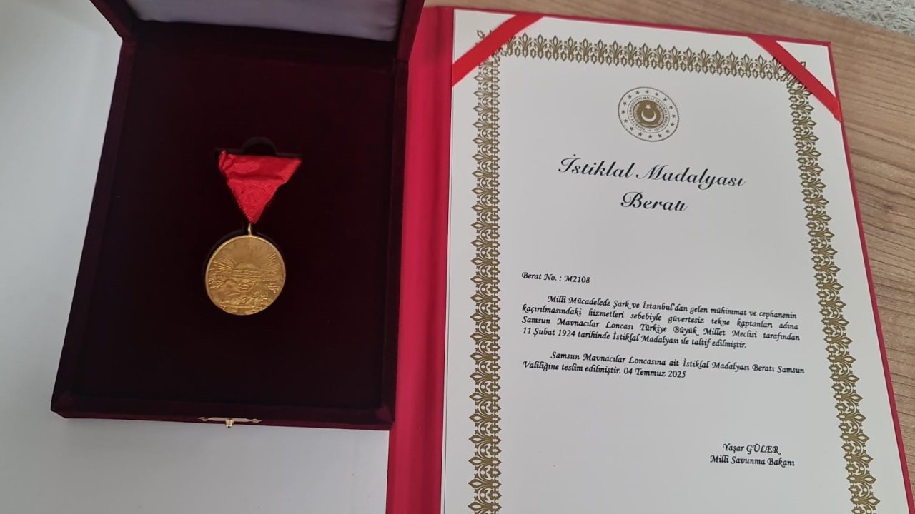 Samsun, istiklal madalyasına 101 yıl sonra kavuşacak