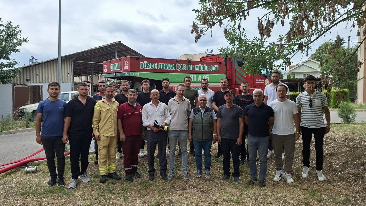 Düzce’de yeni yangın işçileri ve operatörlere eğitim