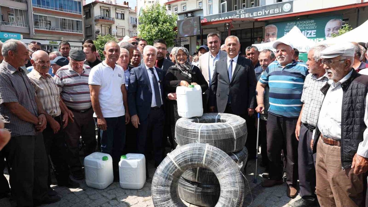 Bursa’dan Domaniç’e tarımsal destek