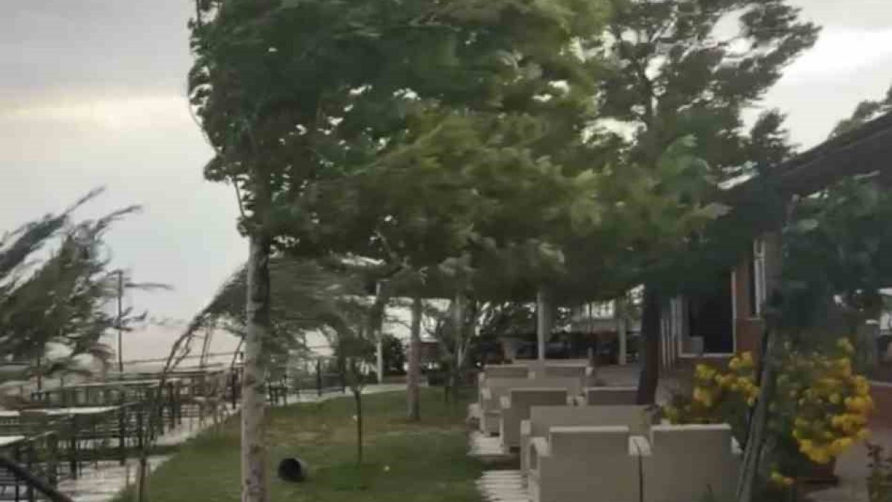 Palu’da fırtına etkili oldu