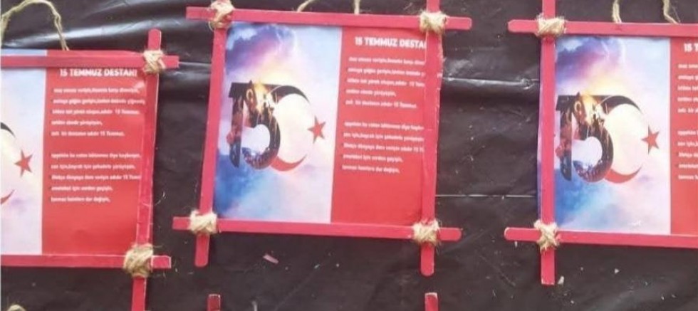 Kars'ta Özel Gereksinimli Bireylerden 15 Temmuz’a Anlamlı Tablo