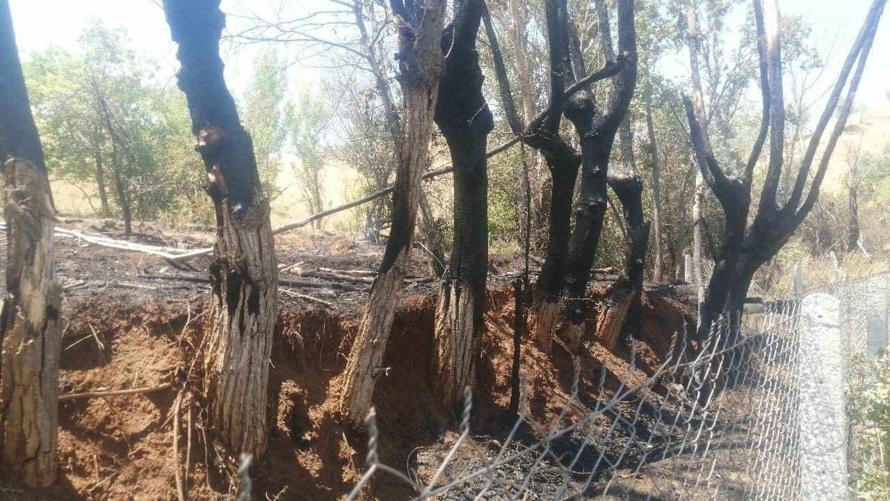 Bir kıvılcımla yangını başlattı, alevlerin büyüdüğünü görünce kaçtı
