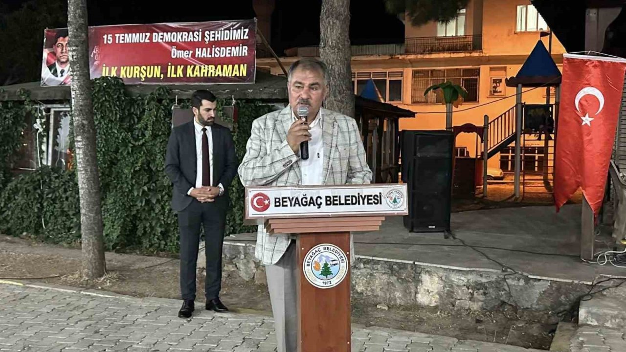 Beyağaç’ta 15 Temmuz Demokrasi ve Milli Birlik Gününde şehitler unutulmadı