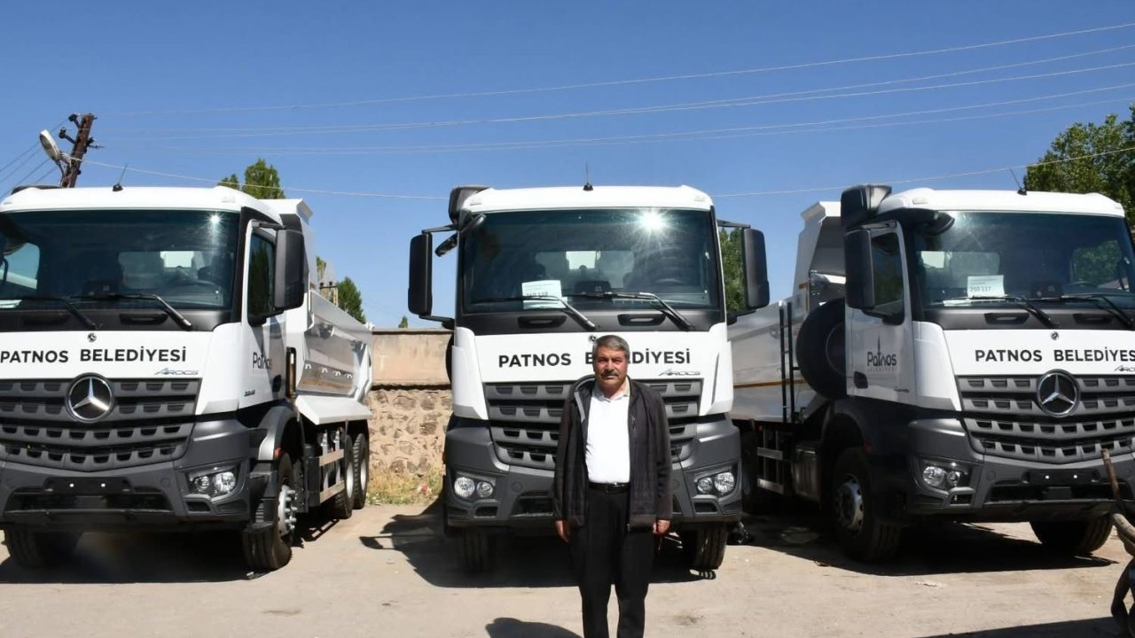Patnos Belediyesi araç filosunu güçlendiriyor