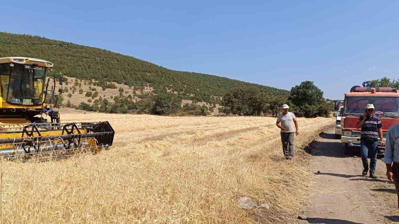 Simav’da biçerdöverlerin biçim yasağına uyup uymadığı kontrol ediliyor