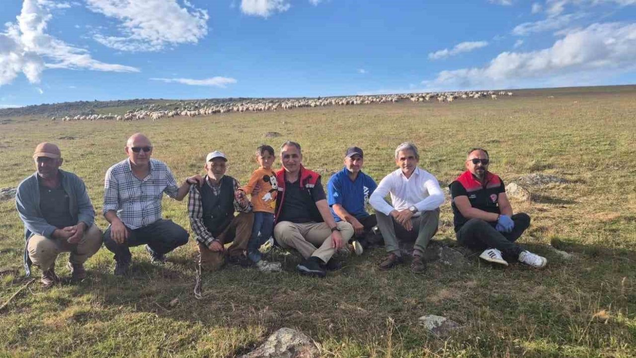 Kars Tarım ve Orman Müdürü Aydın 2 bin 600 rakımlı yaylalarda incelemelerde bulundu