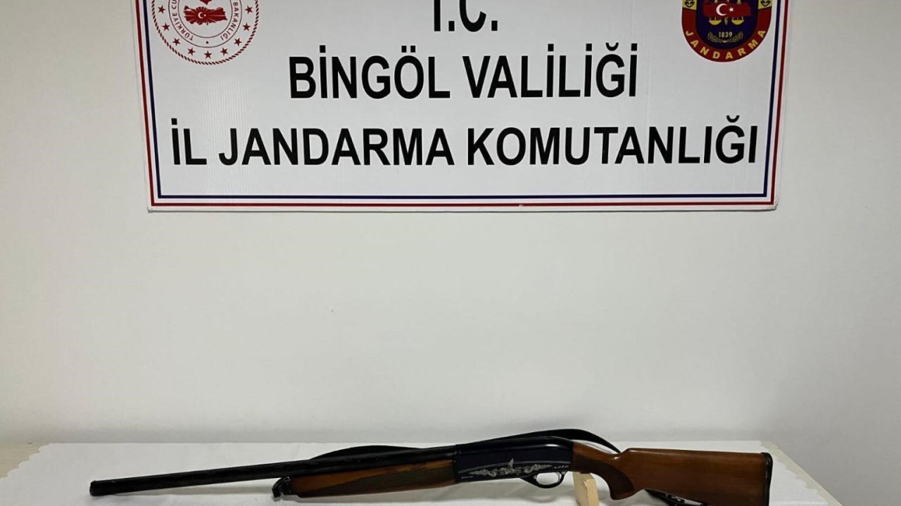 Bingöl’de 4 adet ruhsatsız silah ele geçirildi