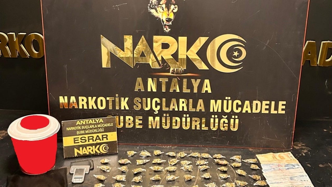 Antalya’da uyuşturucu operasyonlarında 1 haftada 27 şüpheli tutuklandı
