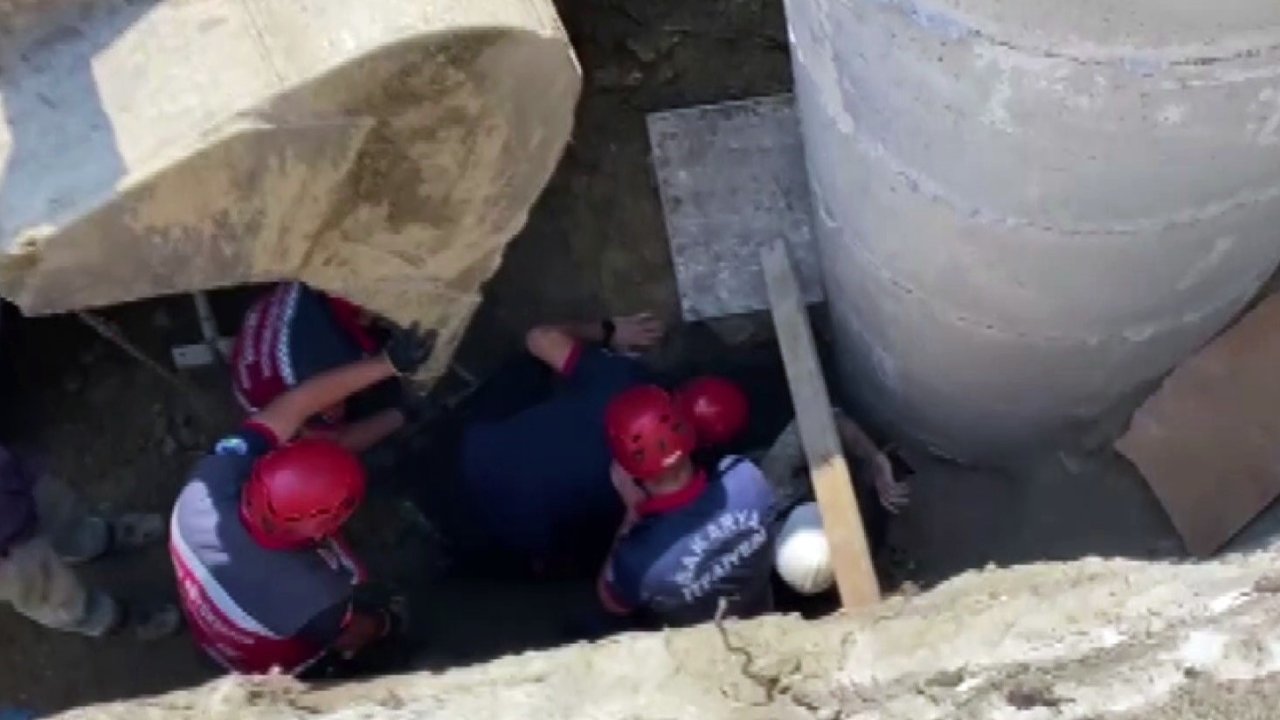 İnşaat alanında göçük: Bir işçi toprak altında kaldı