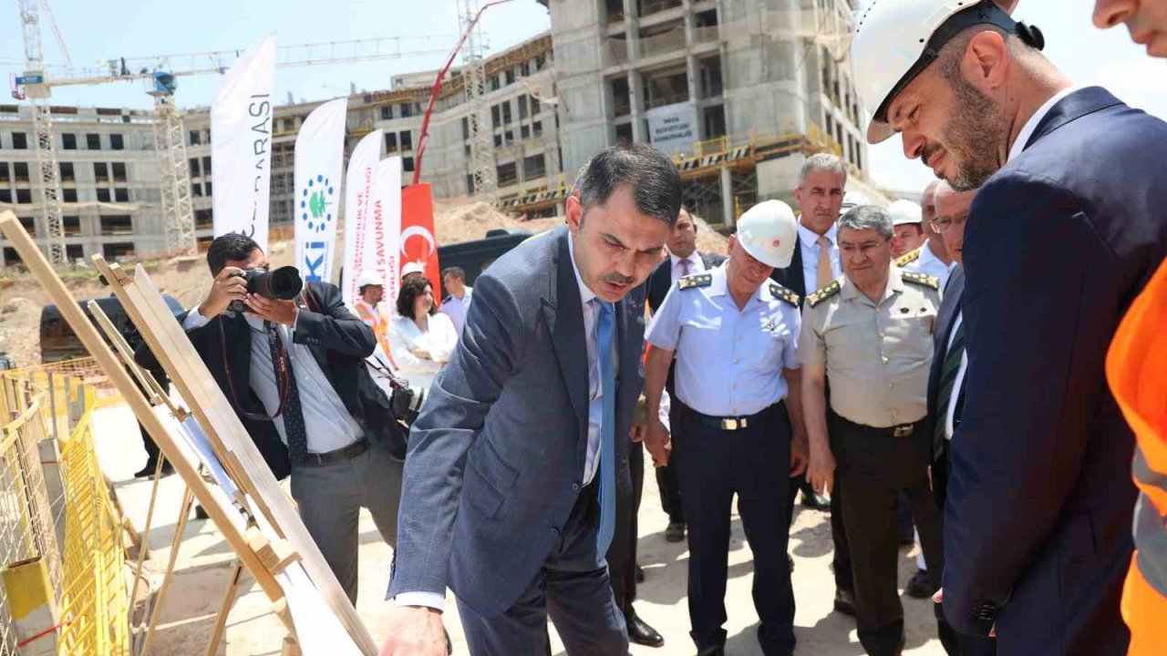 Bakan Kurum ve Bakan Güler’den Ay Yıldız Yerleşkesi’nde inceleme