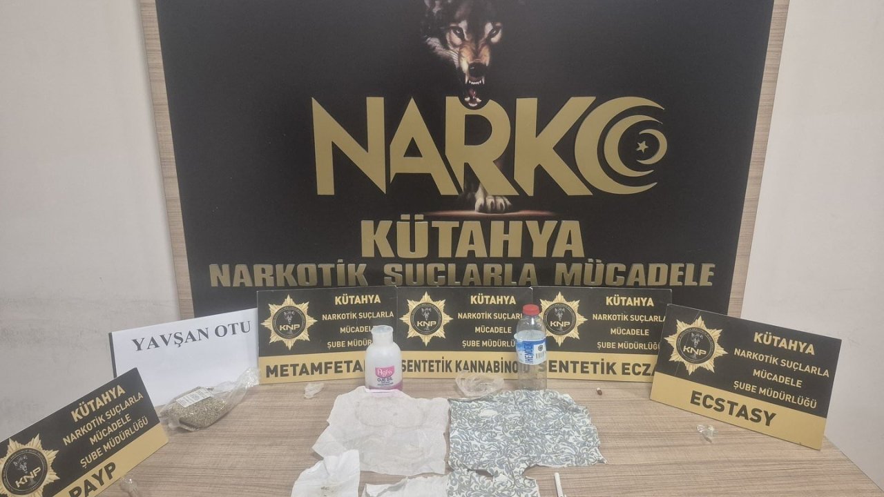 Kütahya’da uyuşturucu taciri Narkotim ekiplerince yakalandı