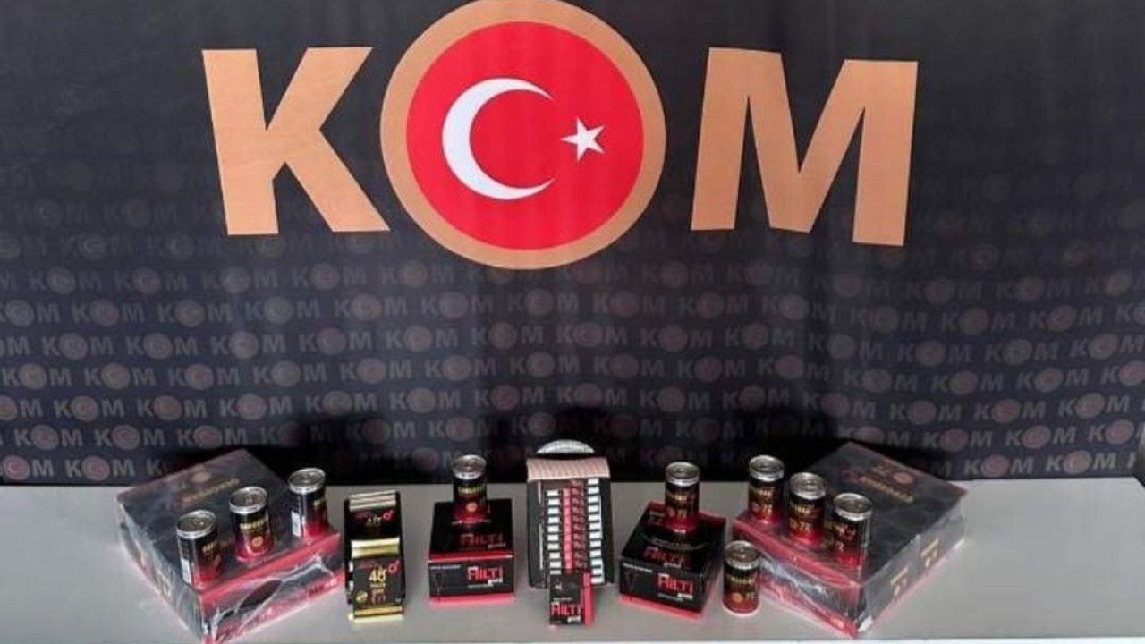 Aydın’da 263 adet kaçak gıda takviyesi ele geçirildi