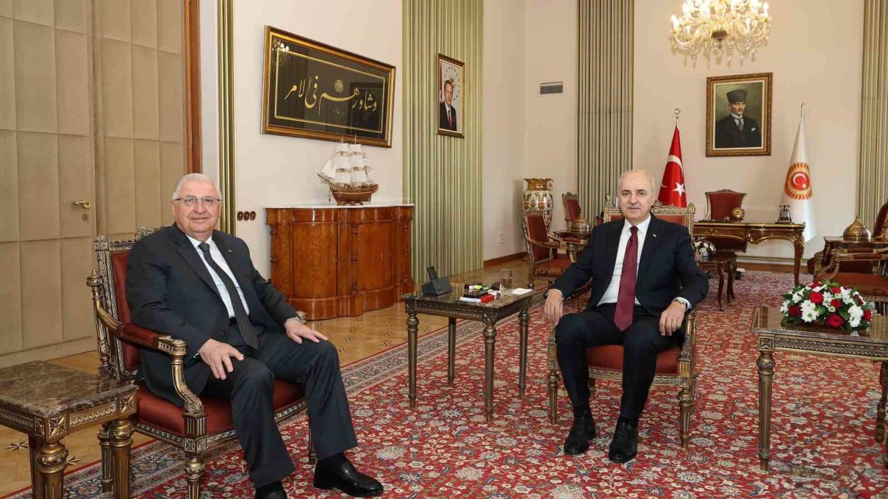 Meclis Başkanı Kurtulmuş, Bakan Güler ve TSK komuta akademisi ile görüştü