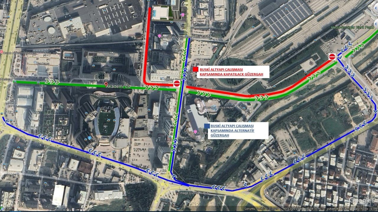 Bursa’da trafik düzenlemesi