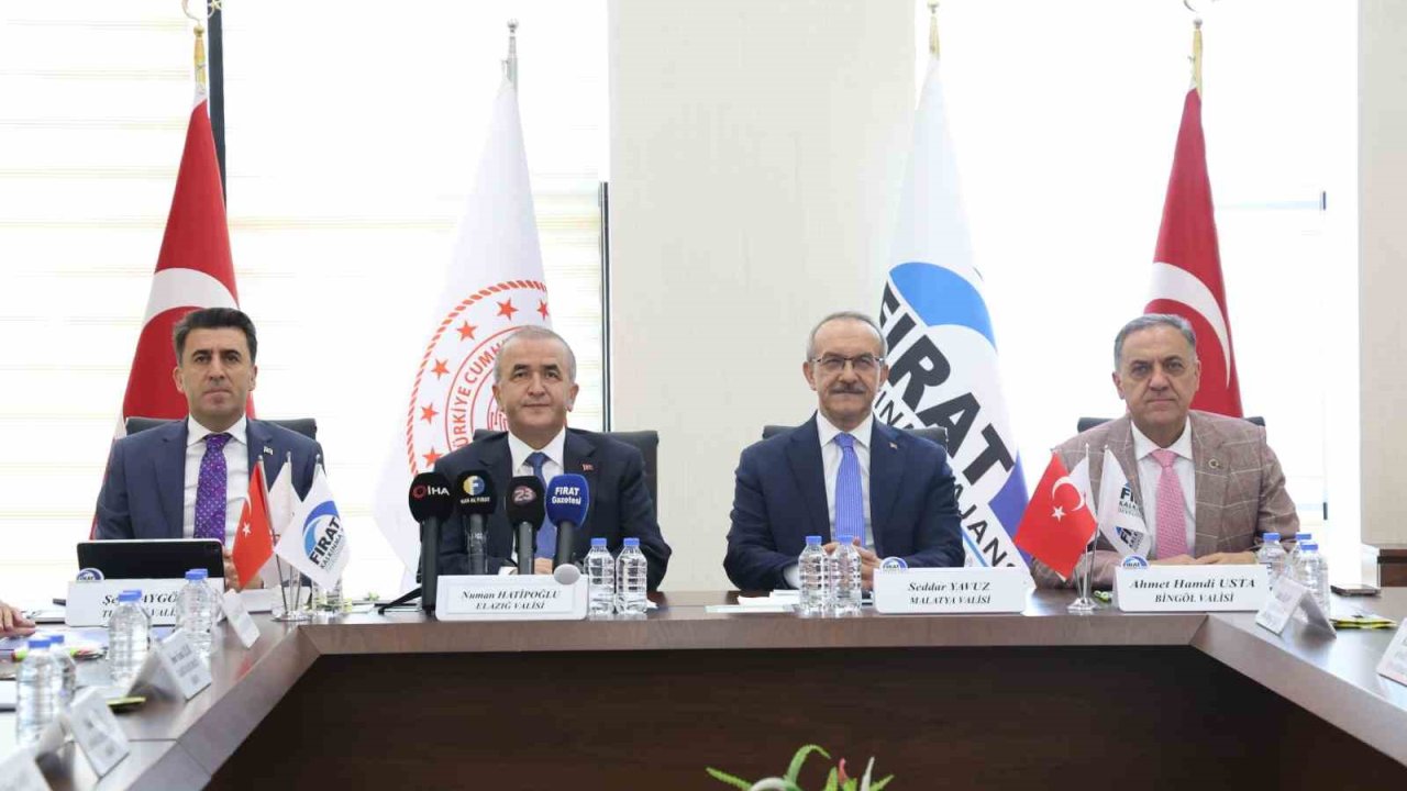 Valiler Elazığ’da buluştu, bölgeye 28 milyon TL’lik destek planı açıklandı