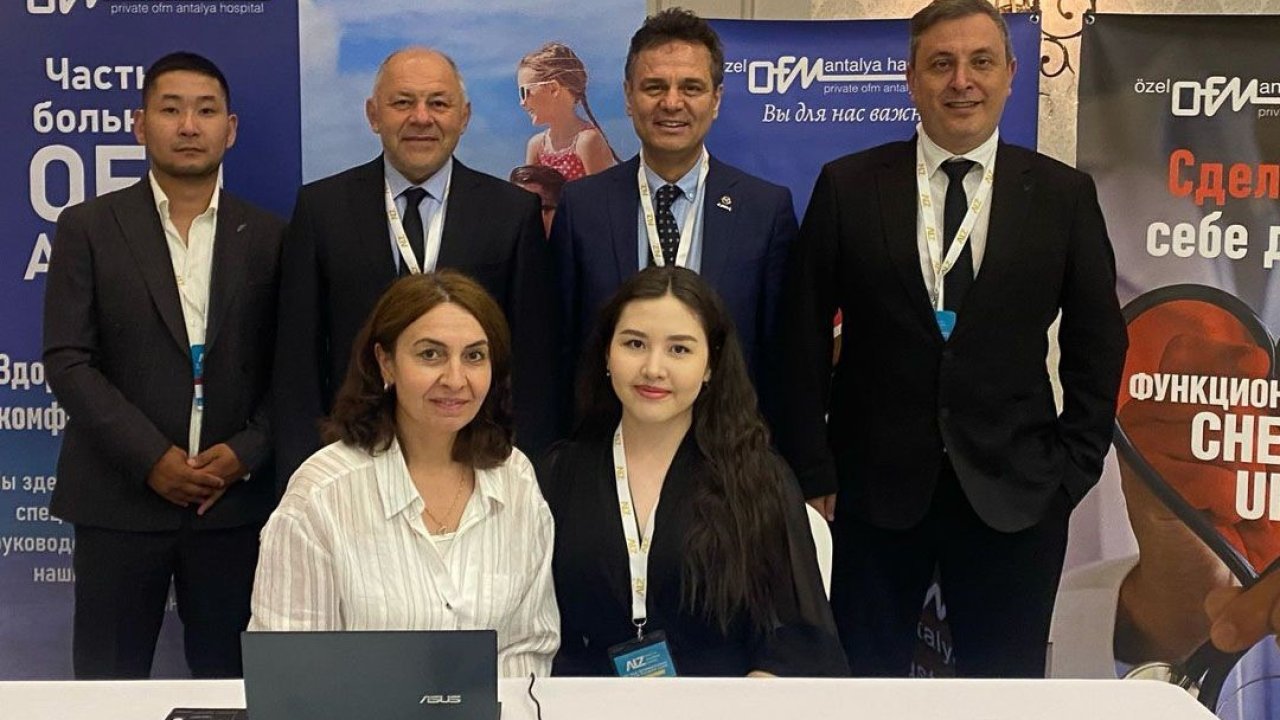 OFM Hastanesi, Kazakistan’daki sağlık fuarında Türkiye’yi temsil etti