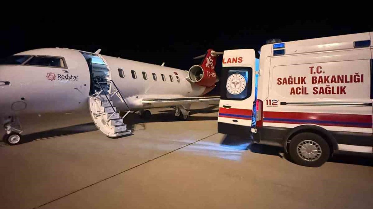 Şanlıurfa’da kalp rahatsızlığı olan bebek ambulans uçakla İstanbul’a gönderildi