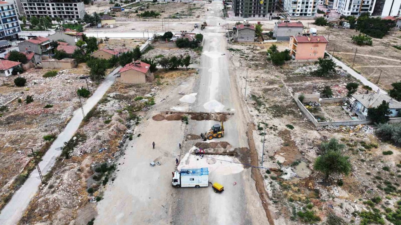 Karatay’da iki cadde birbirine bağlanıyor