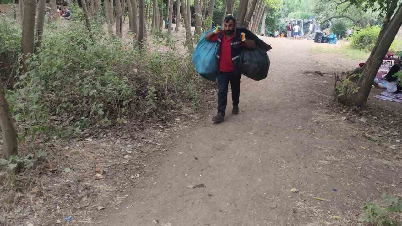 İHA’nın haberi ses getirdi, Karasu Çayı temizlendi