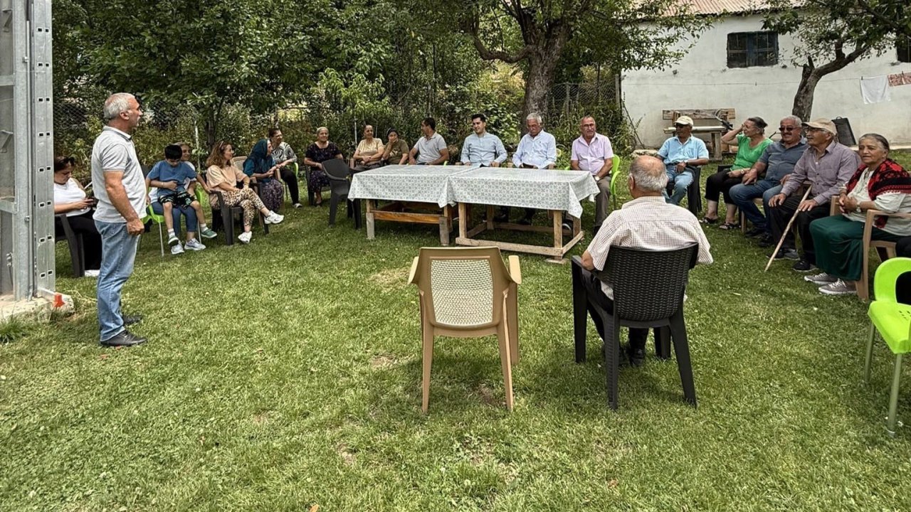 Pülümür Kaymakamı Çolak, köy ziyaretlerini sürdürüyor