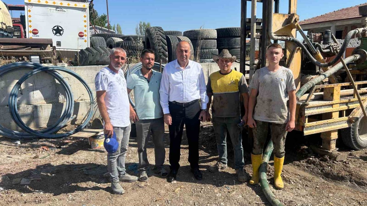 Alaca Belediyesi’nin sondaj çalışmaları sürüyor