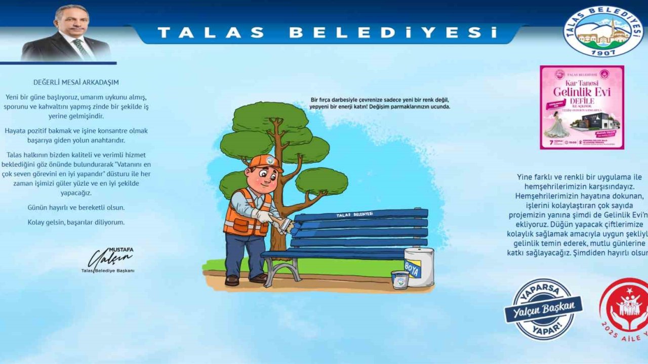 Başkan Yalçın’dan personele moralli başlangıç mesajı