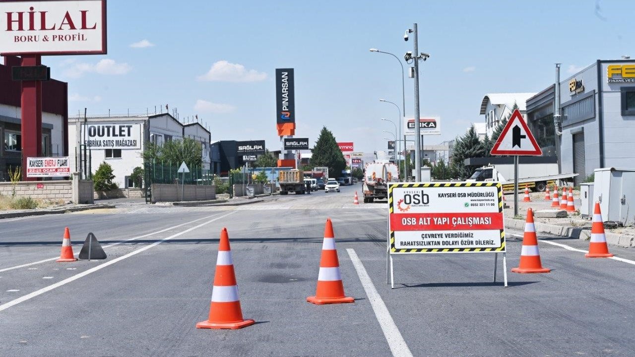 Kayseri OSB’de 2025 asfalt sezonu açıldı