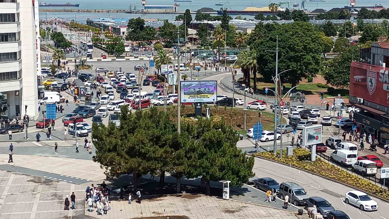 Samsun’da trafiğe kayıtlı araç sayısı 515 bini aştı
