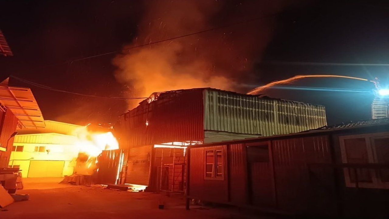 Milyonluk kundaklama iddiasına adı karışan iş yeri komşusu tahliye edildi