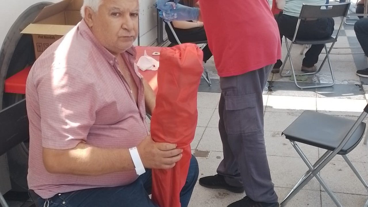 Sarıgöl’de hayırsever destekli kan bağışı kampanyası