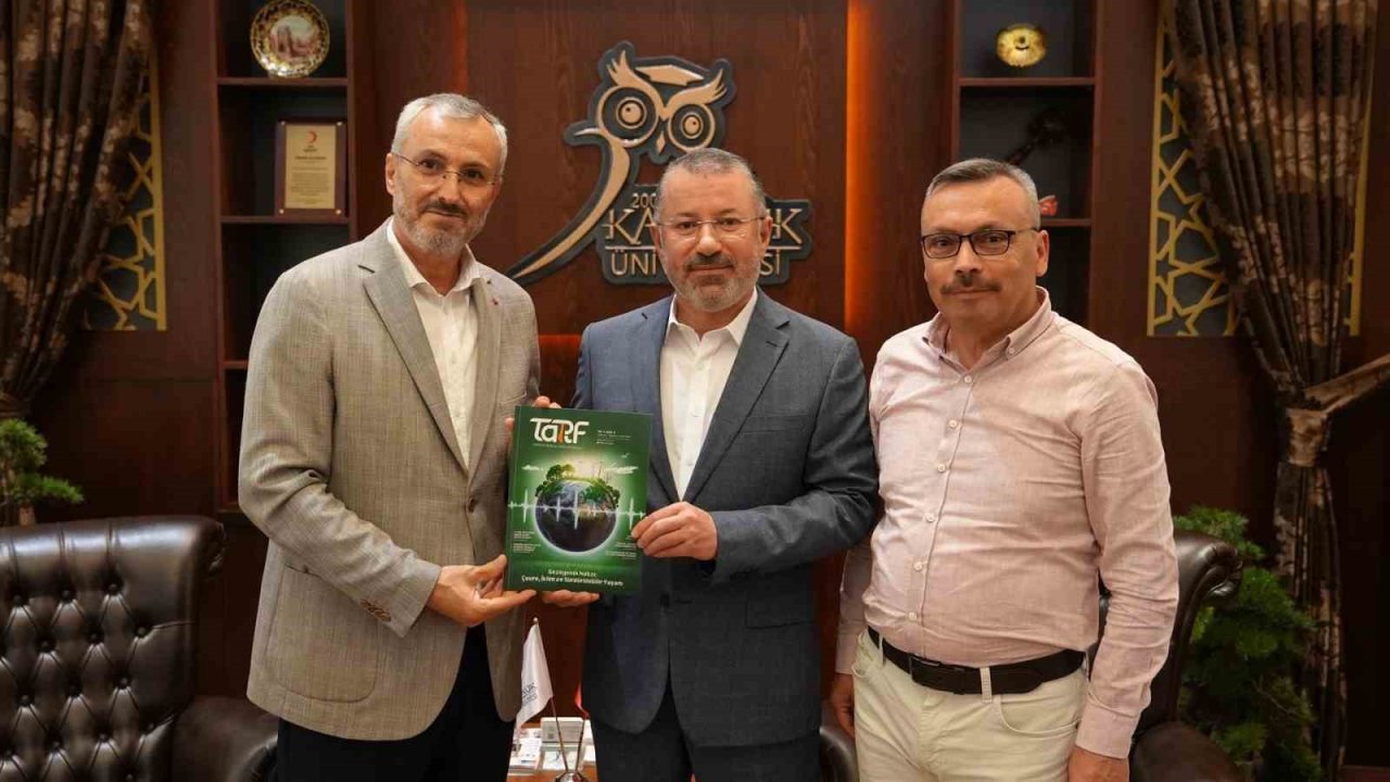 TARF Dergisi ile Verenel Derneğinden Rektör Kırışık’a ziyaret