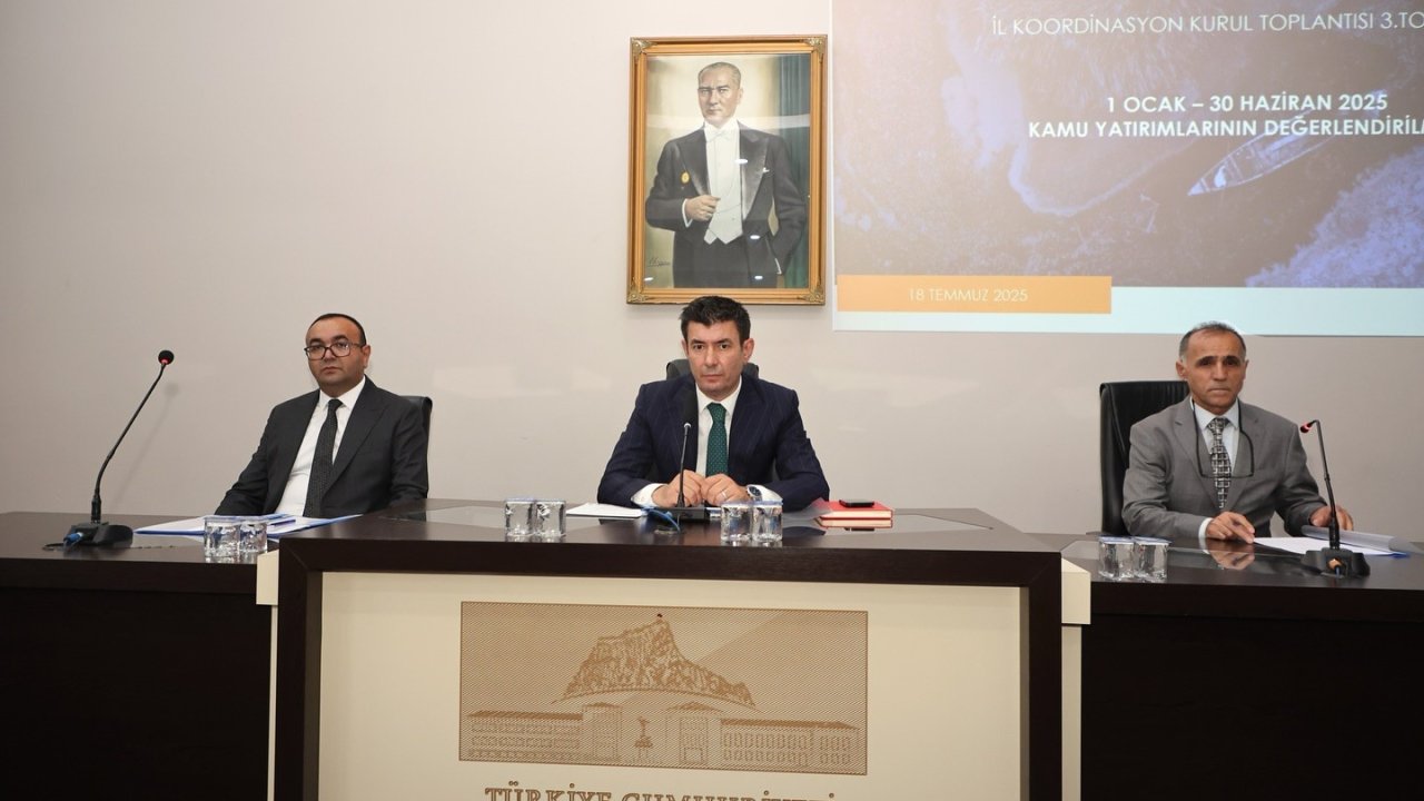 İl koordinasyon kurulu toplandı