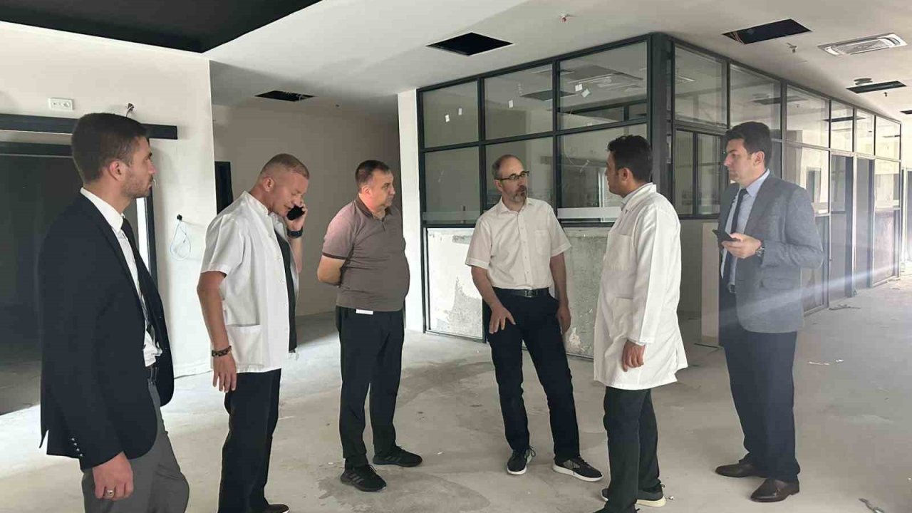 İl Sağlık Müdürlüğünden üniversite hastanesine ziyaret