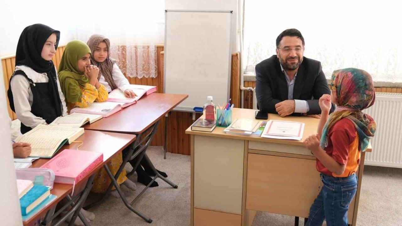 Erzincan’da Yaz Kur’an kursları devam ediyor