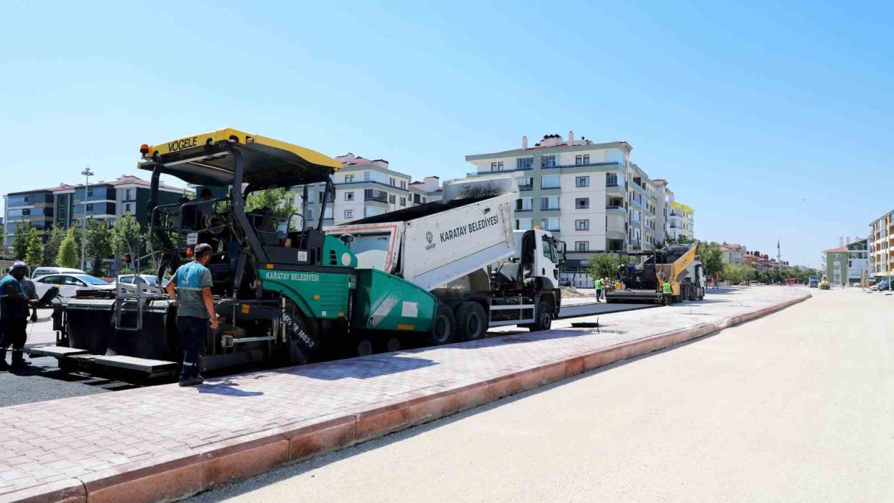 Karatay’da yol ve asfalt seferberliği