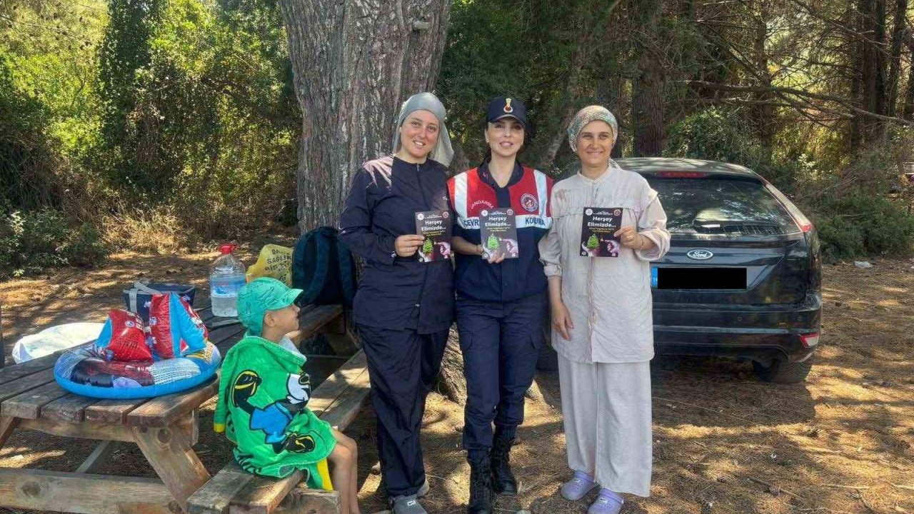 Vatandaşlar orman yangınlarına karşı bilgilendirildi