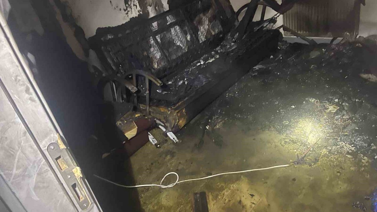 Diyarbakır’da ev yangını