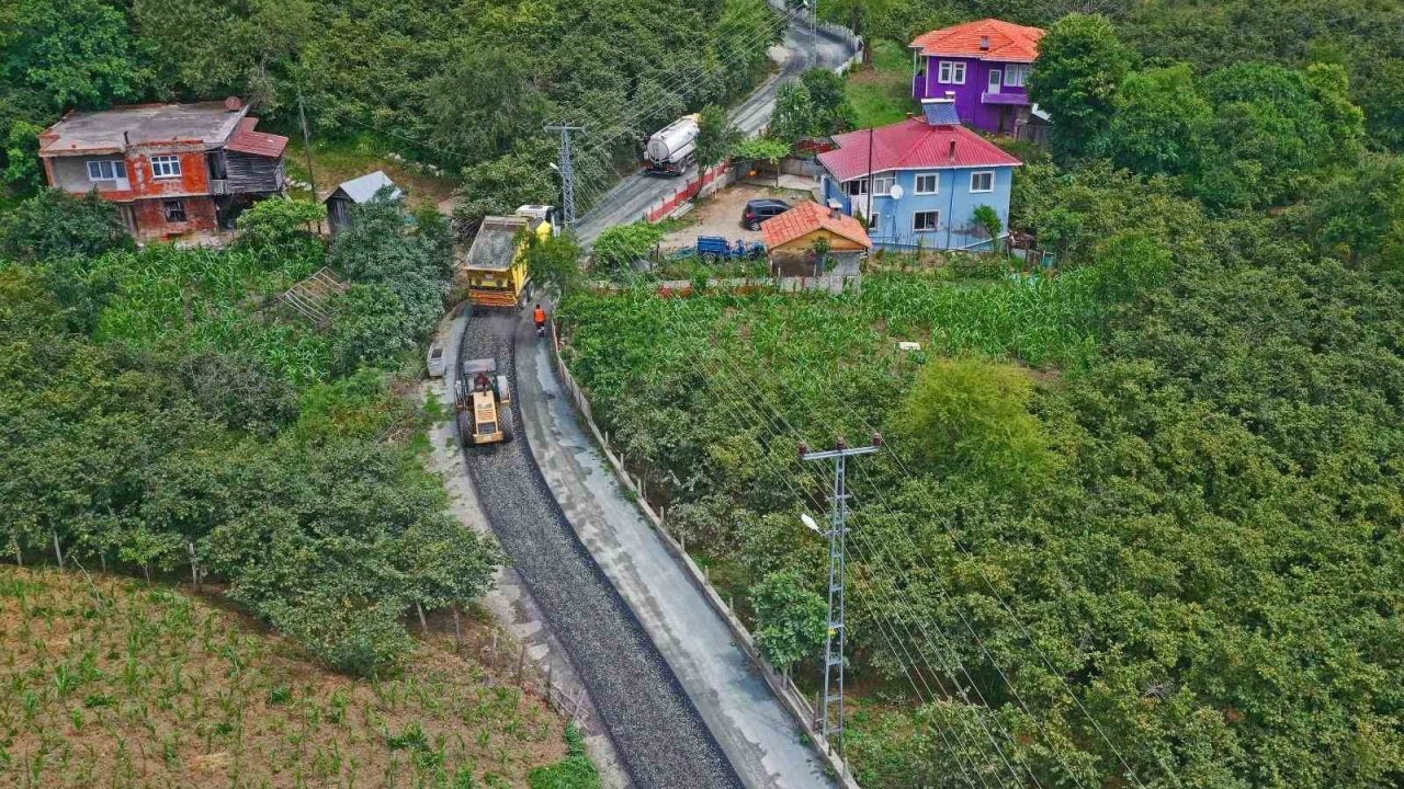 Ordu’nun yollarında asfalt seferberliği sürüyor