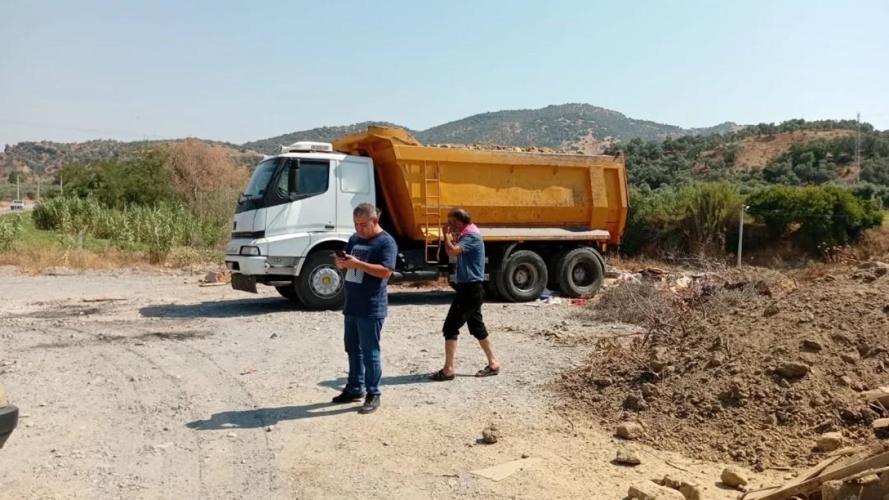 Germencik’te moloz mesaisi