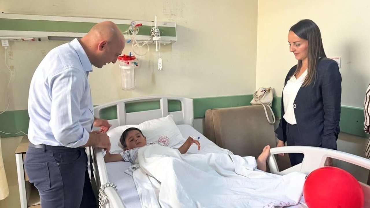 Kaymakam ekinci’den sünnet çocuklarına moral ziyareti