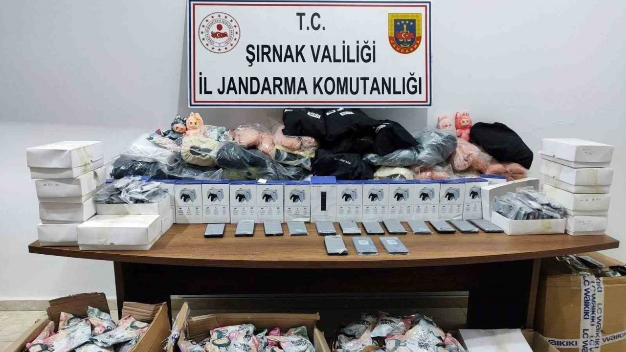 Şırnak’ta 10 günde 9.9 milyon TL değerinde kaçak malzeme ele geçirildi