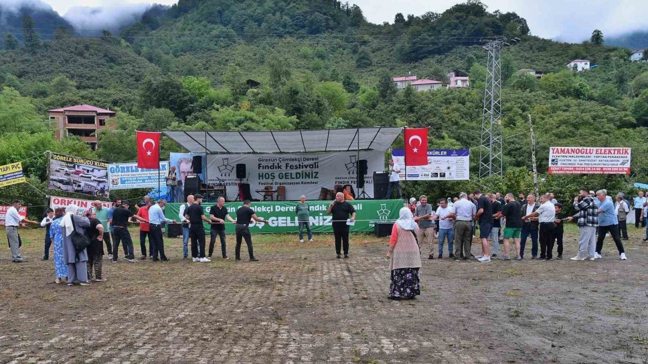 13. Giresun Çömlekçi Deresi Fındık Festivali gerçekleştirildi