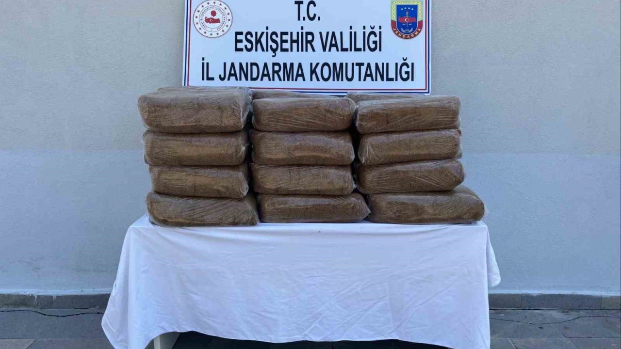 Jandarma 200 kilogram kaçak tütün ele geçirdi