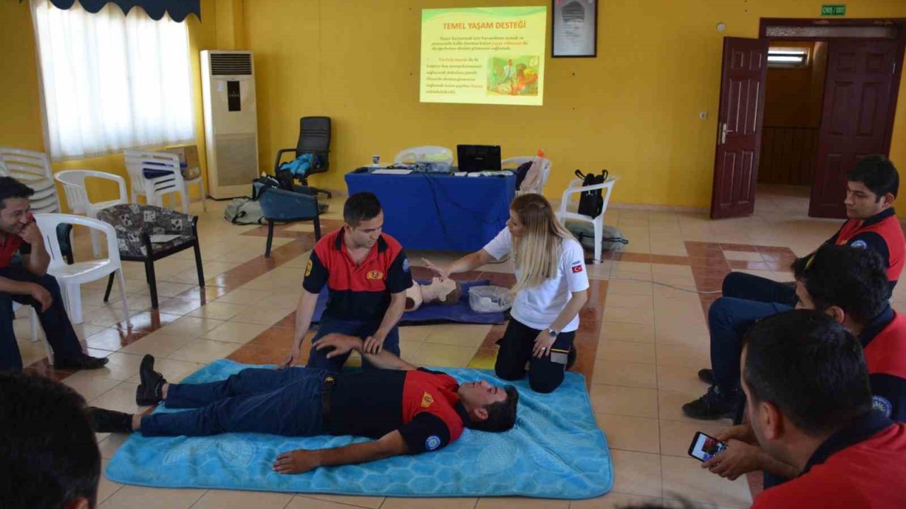 Muğla Büyükşehir itfaiye erlerine hayat kurtaran eğitim