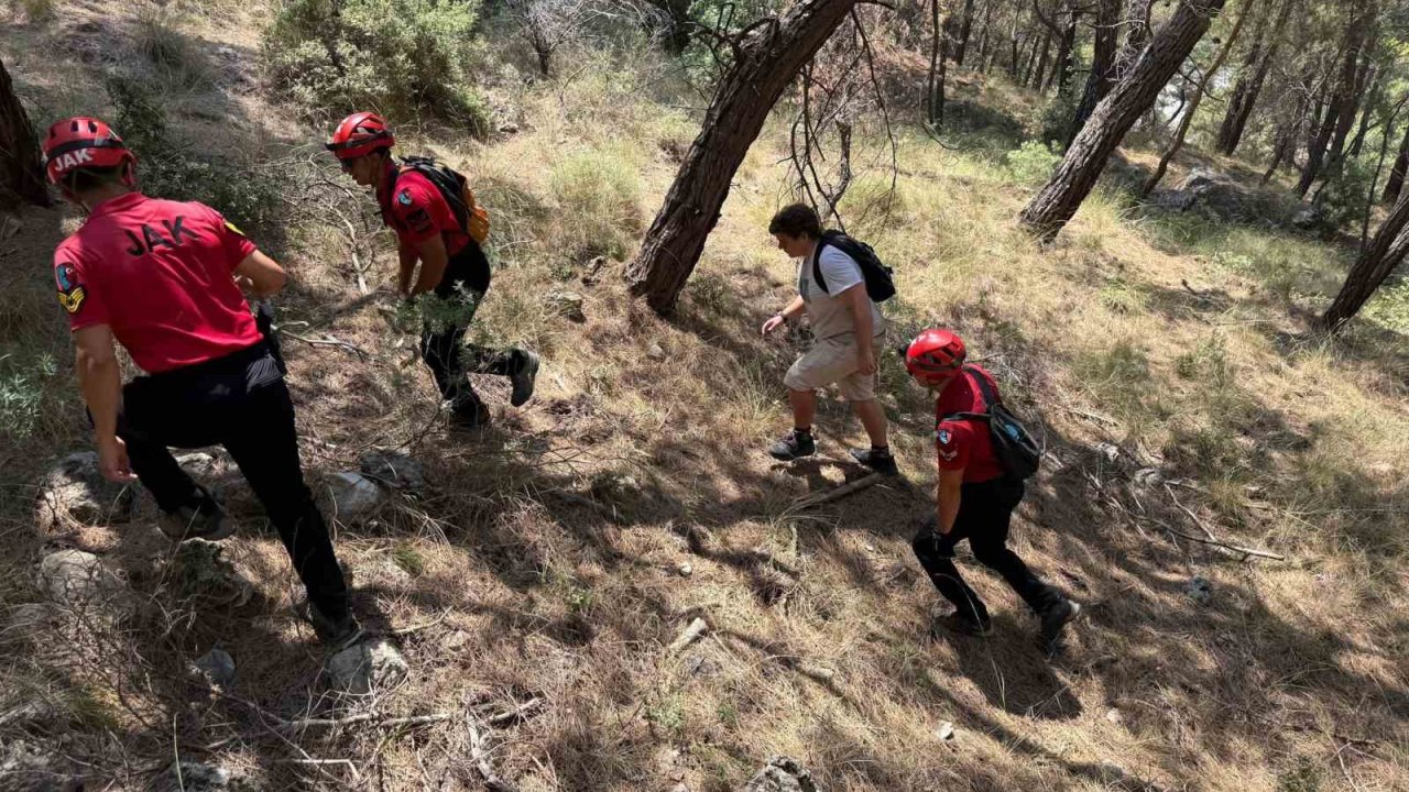 Fethiye’de ormanlık alanda kaybolan Rus turist bulundu