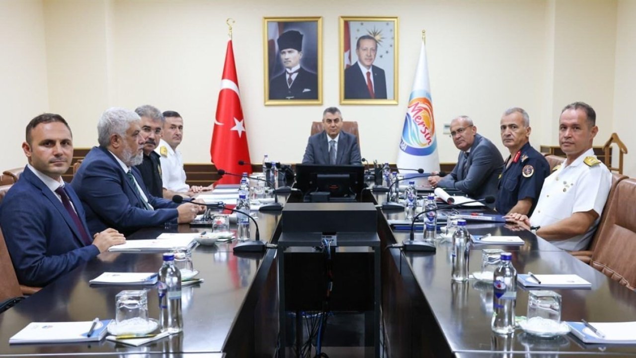 Mersin’de Güvenlik ve Asayiş Değerlendirme Toplantısı yapıldı